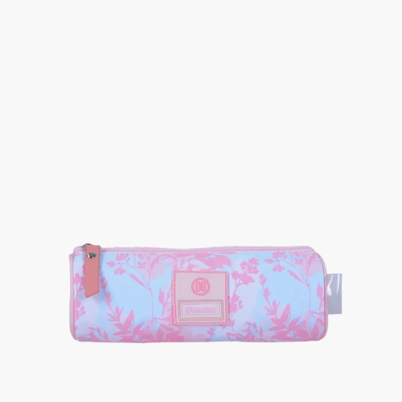 PAUSE Floral Print Pencil Pouch for Girls